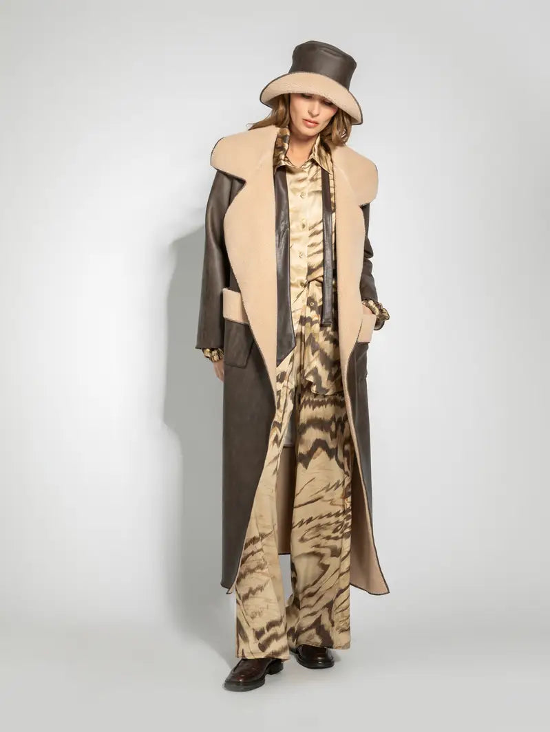 A6104 TRENCH ECOMONTONE MARRONE