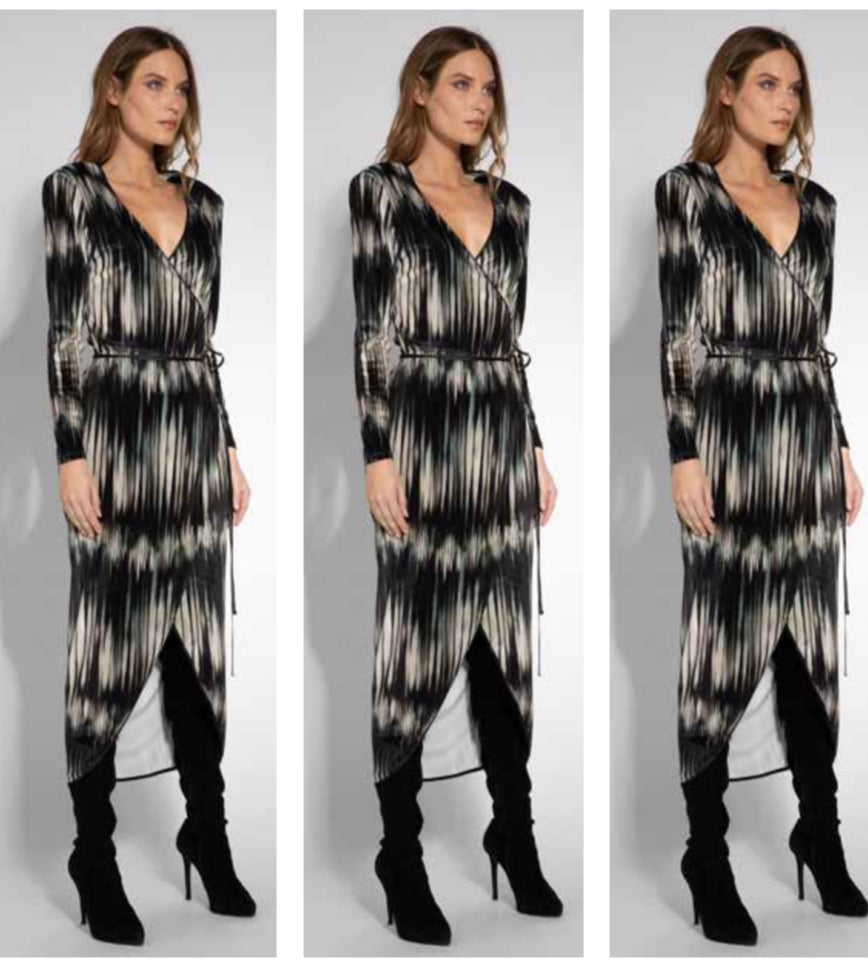 A6156 ABITO LUNGO A PORTAFOGLIO CINIGLIA F5