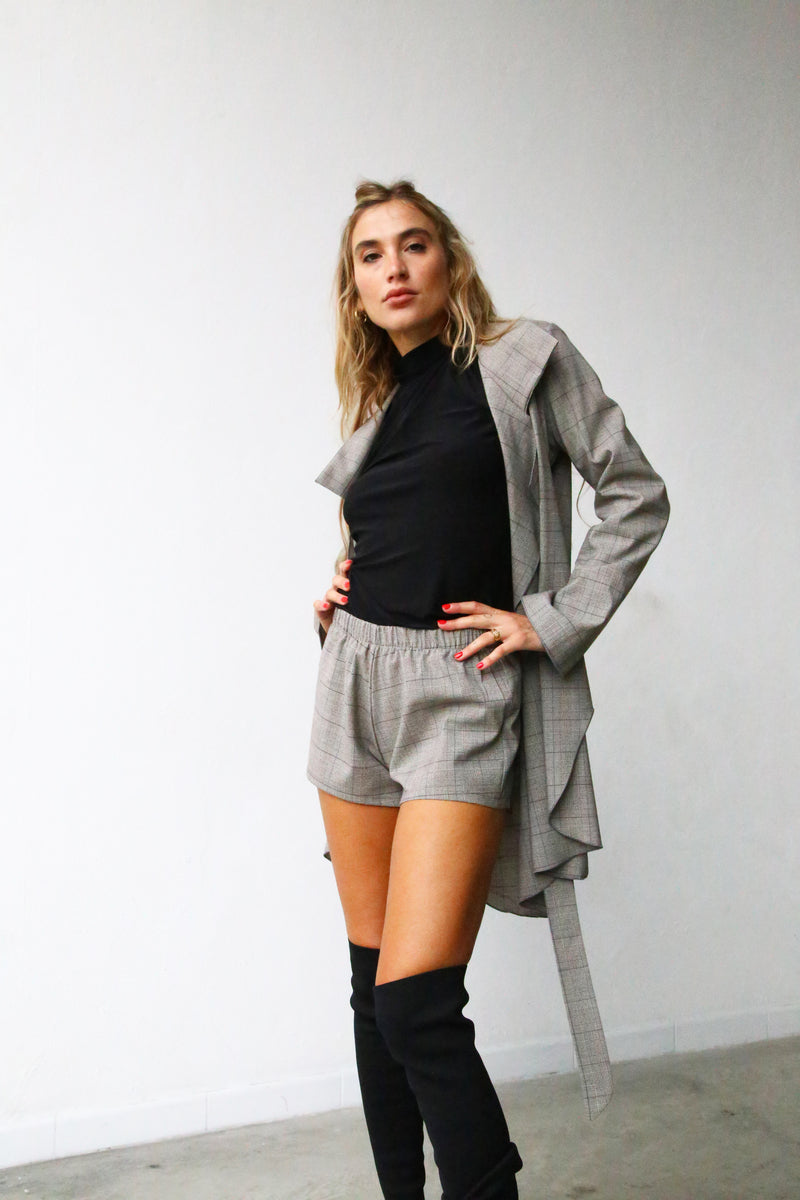 P4040 COULOTTE TWEED GRIGIO