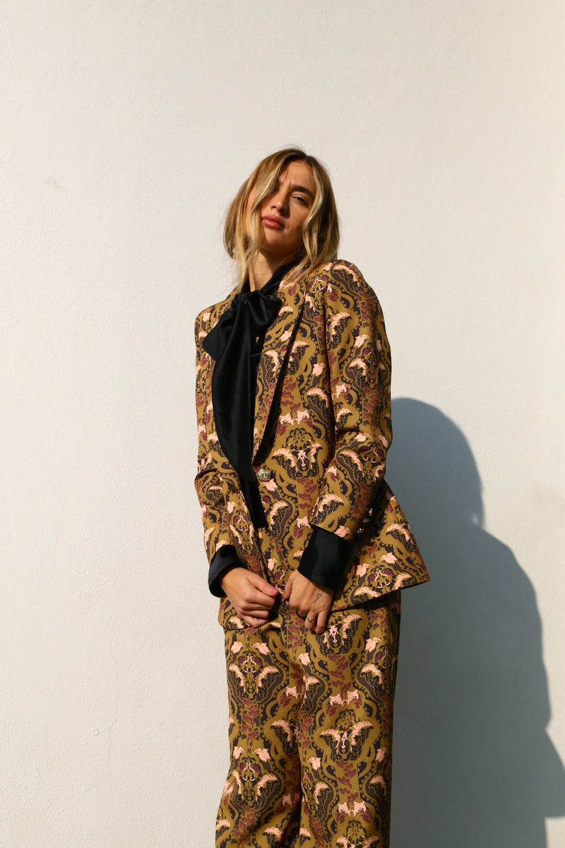 A6092 GIACCA COLLO SCIALLE ARAZZO