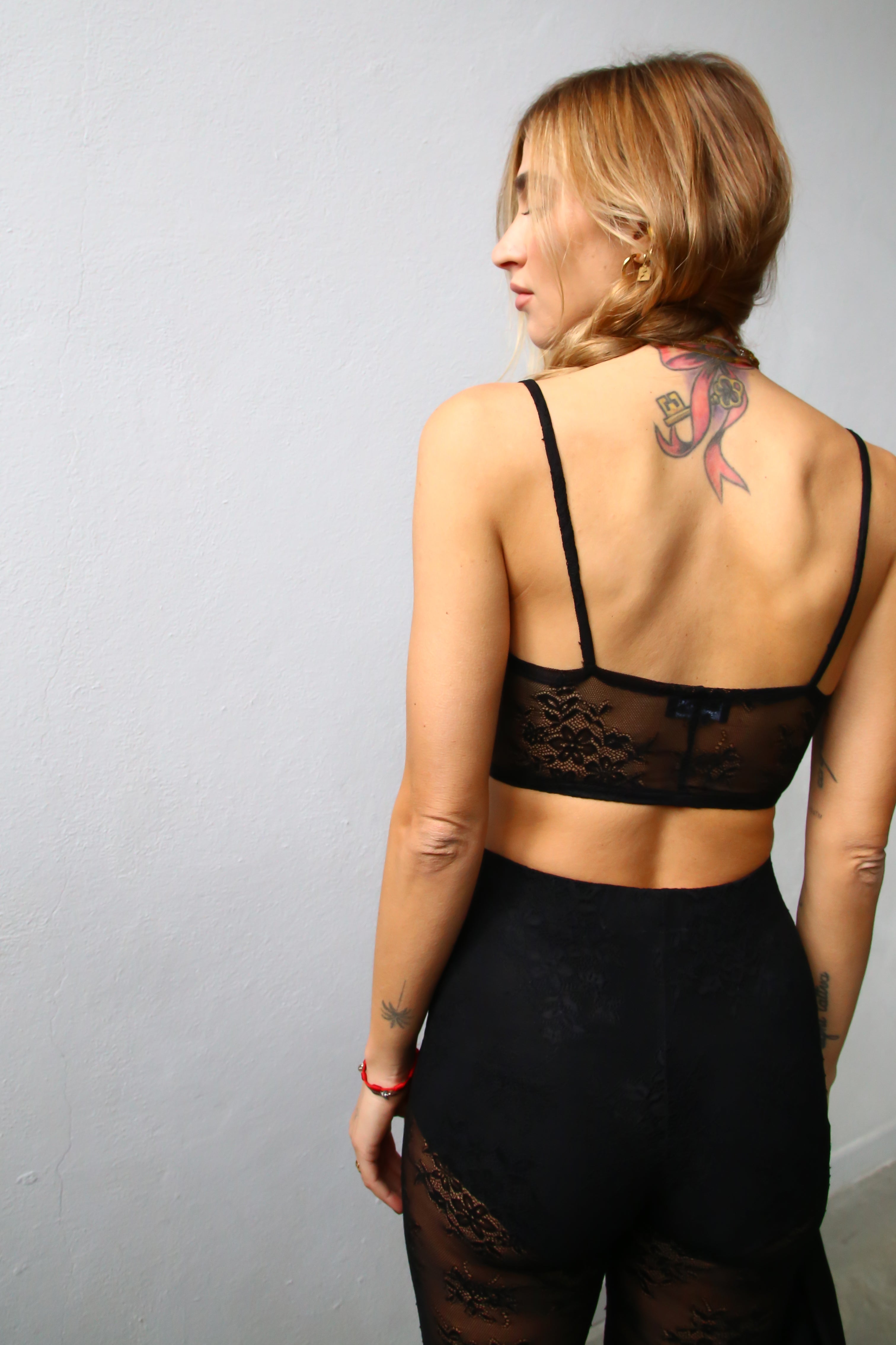 A6006 BRALETTE IN PIZZO NERO