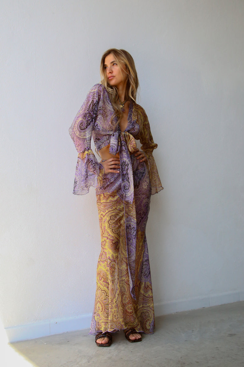 P4067VL GONNA A SIRENA FANTASIA CASHMERE LILLA