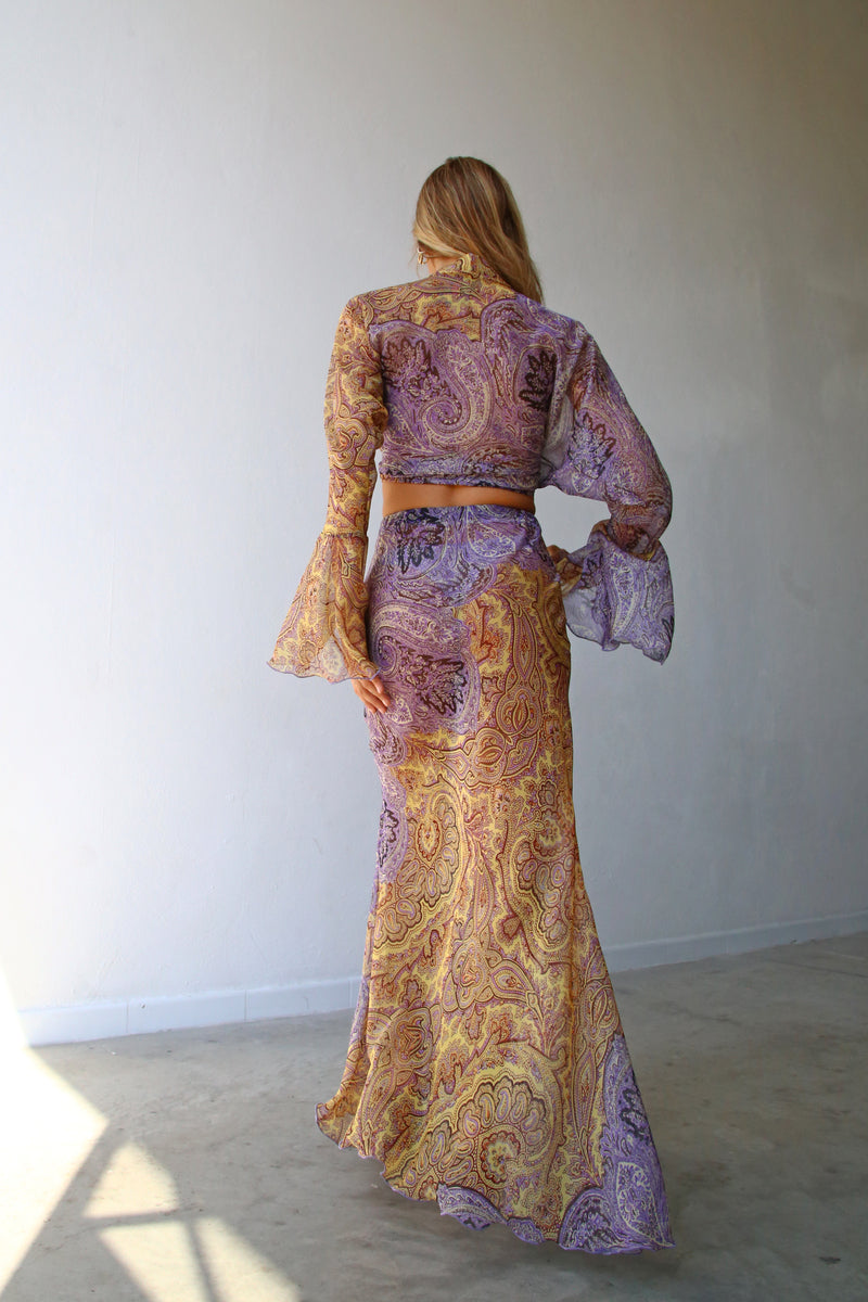P4067VL GONNA A SIRENA FANTASIA CASHMERE LILLA