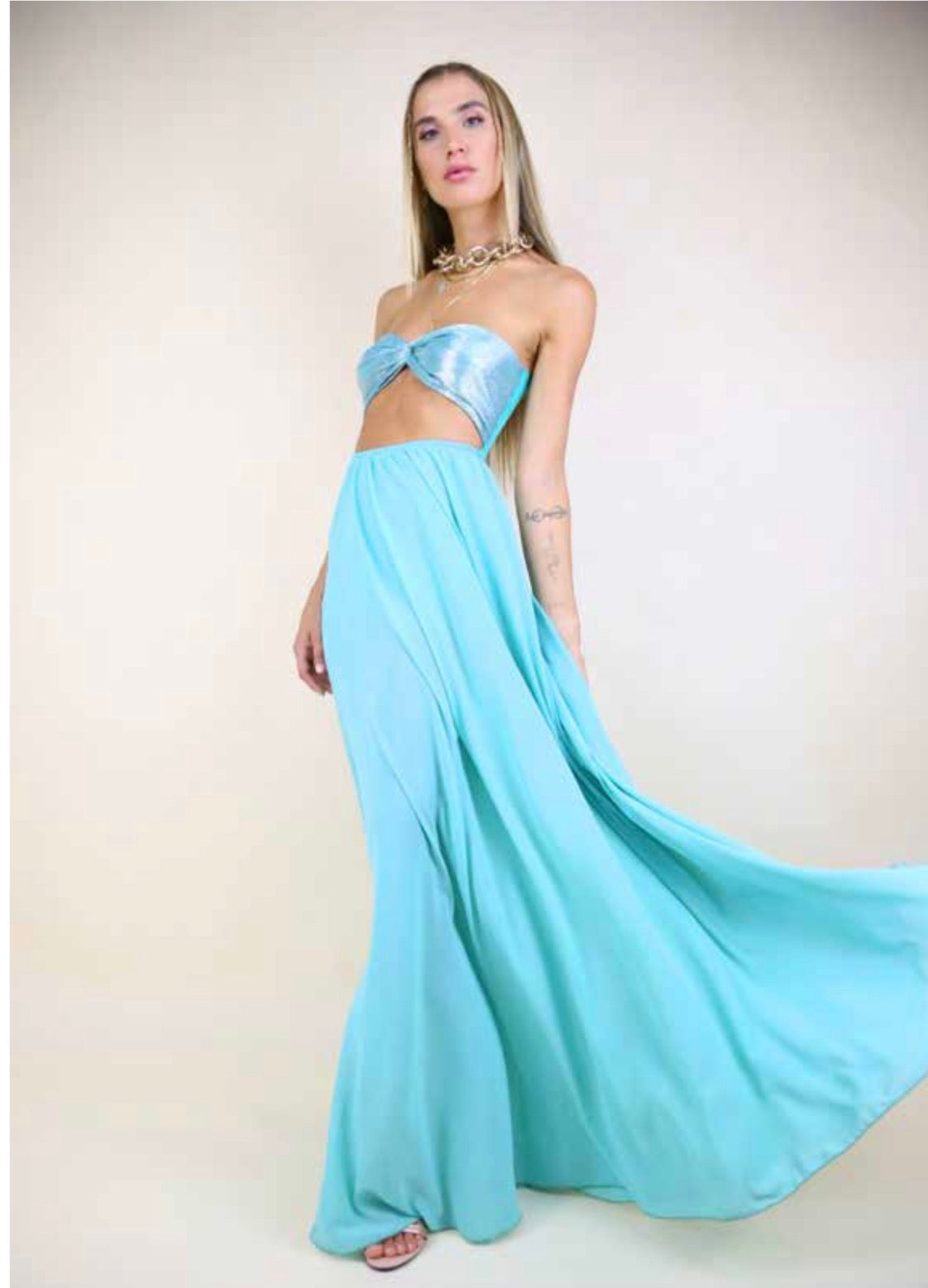 ABITO BUSTINO VOILLE TIFFANY