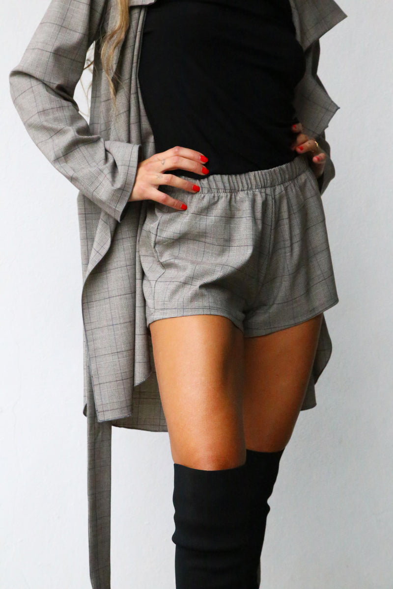 P4040 COULOTTE TWEED GRIGIO