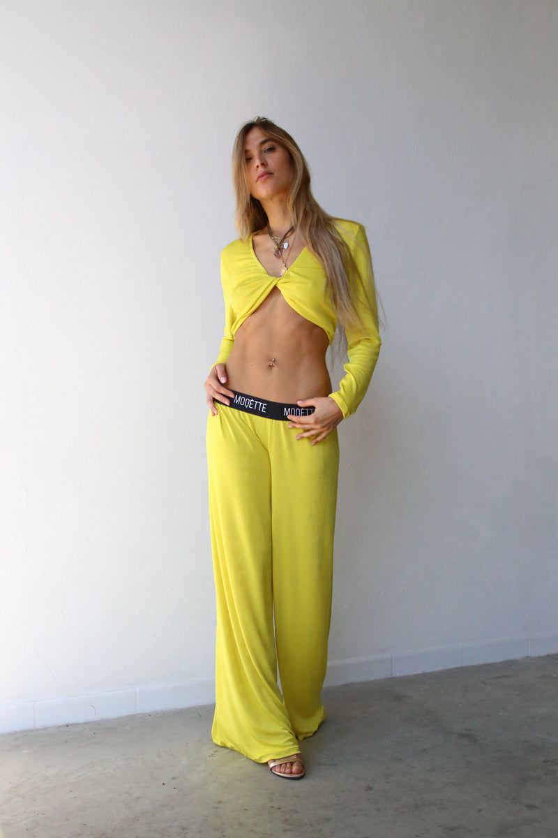 MAGLIA TORCHON LIME