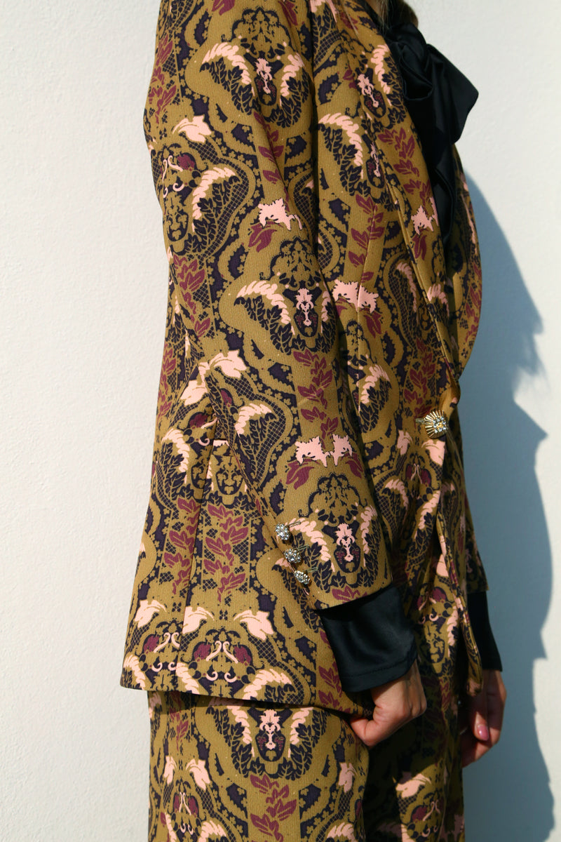 A6092 GIACCA COLLO SCIALLE ARAZZO