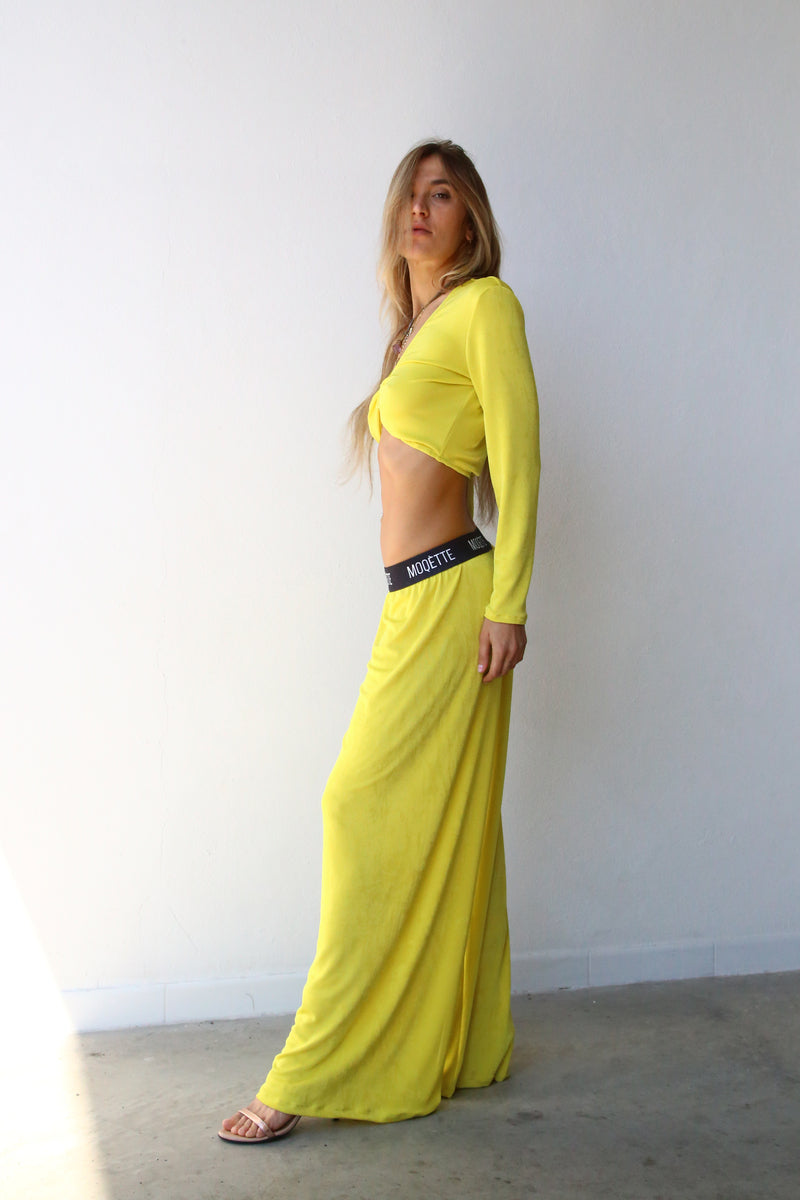 MAGLIA TORCHON LIME