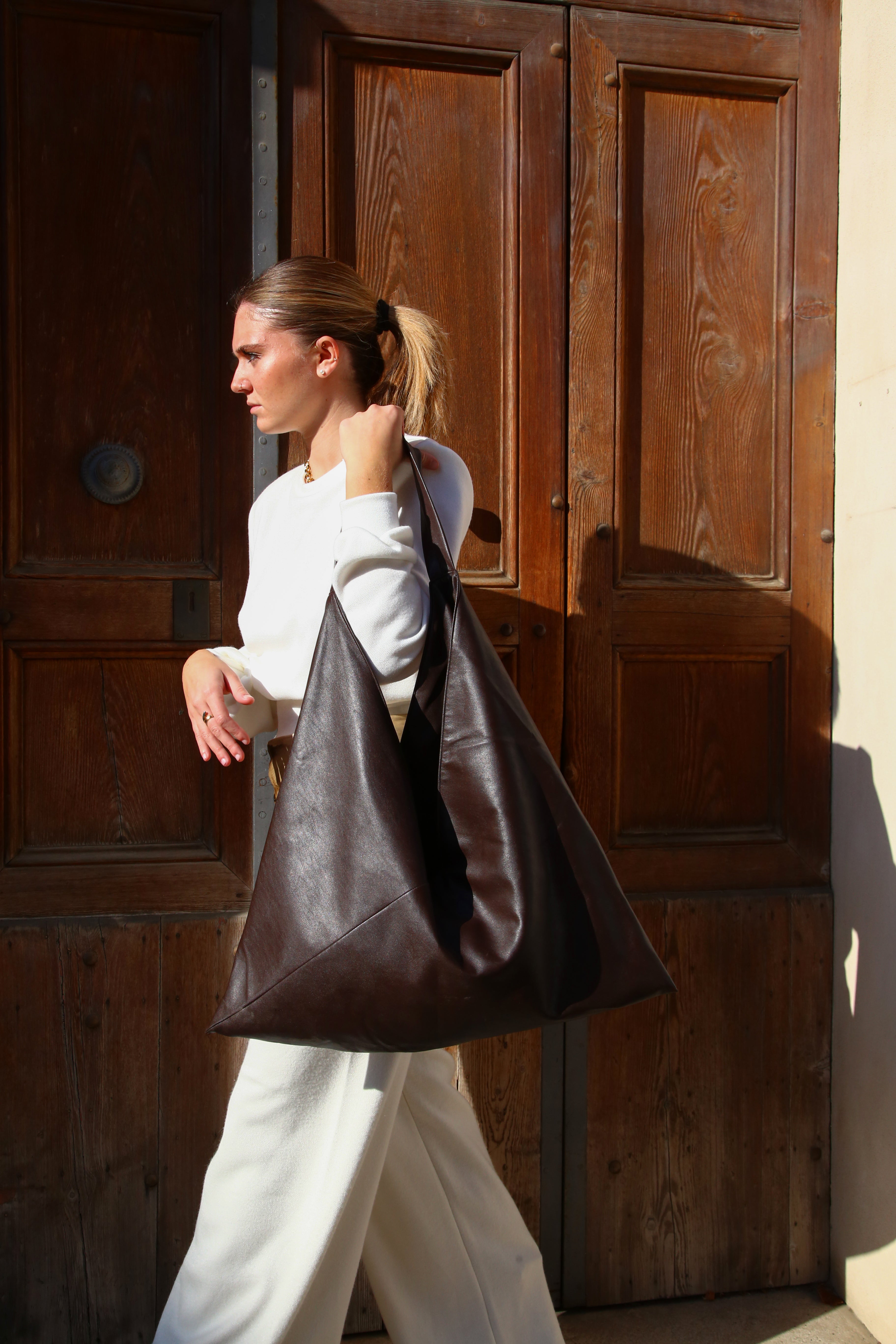 Borsa ecopelle marrone BigBag