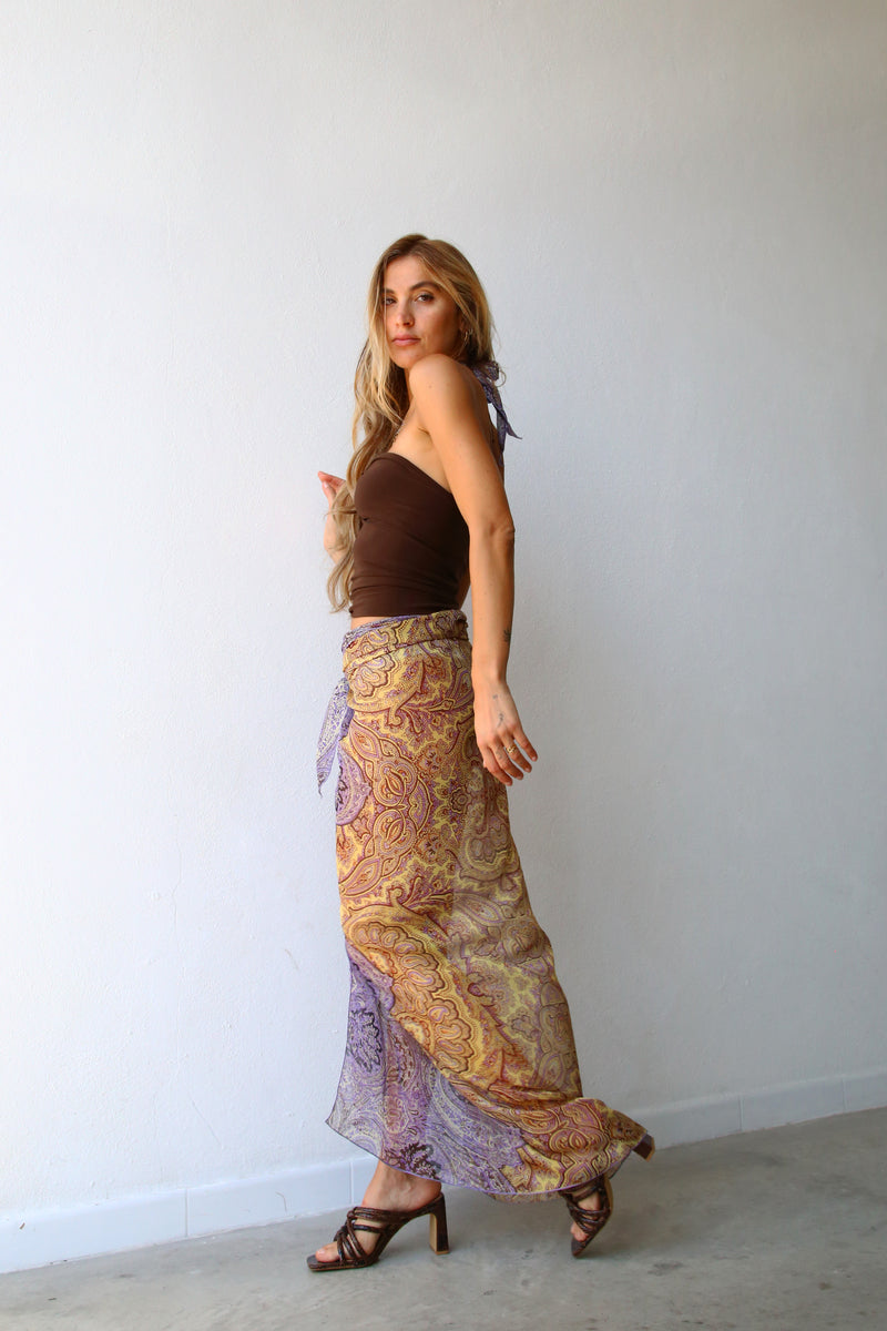 GONNA A PAREO FANTASIA CASHMERE LILLA