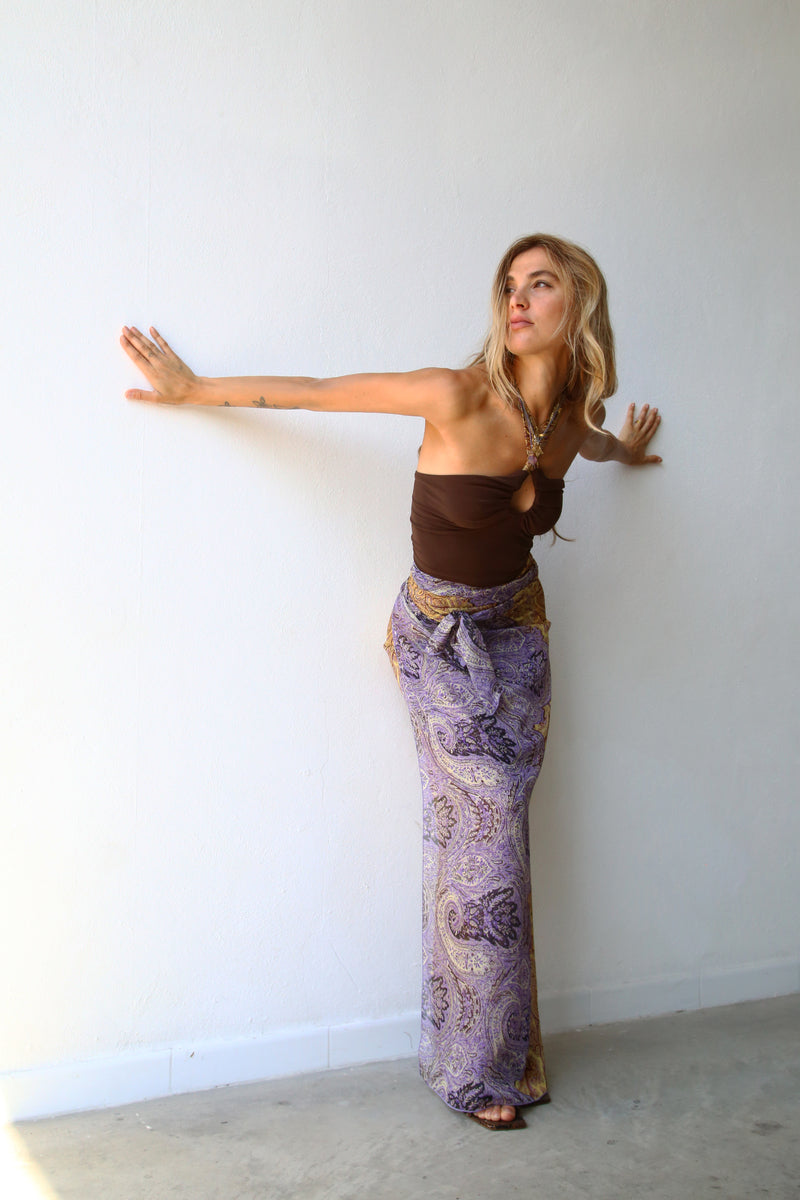 GONNA A PAREO FANTASIA CASHMERE LILLA