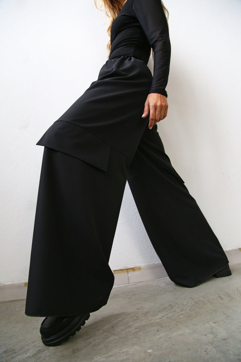 Pantaloni cargo neri