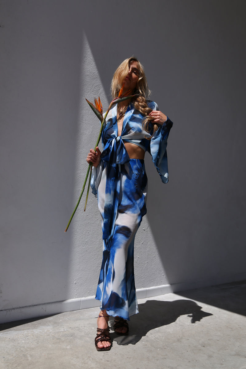 A6068 GONNA LONGUETTE SIRENA BOLLI BLU
