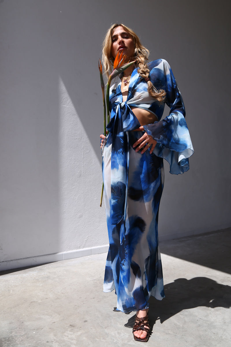 A6068 GONNA LONGUETTE SIRENA BOLLI BLU