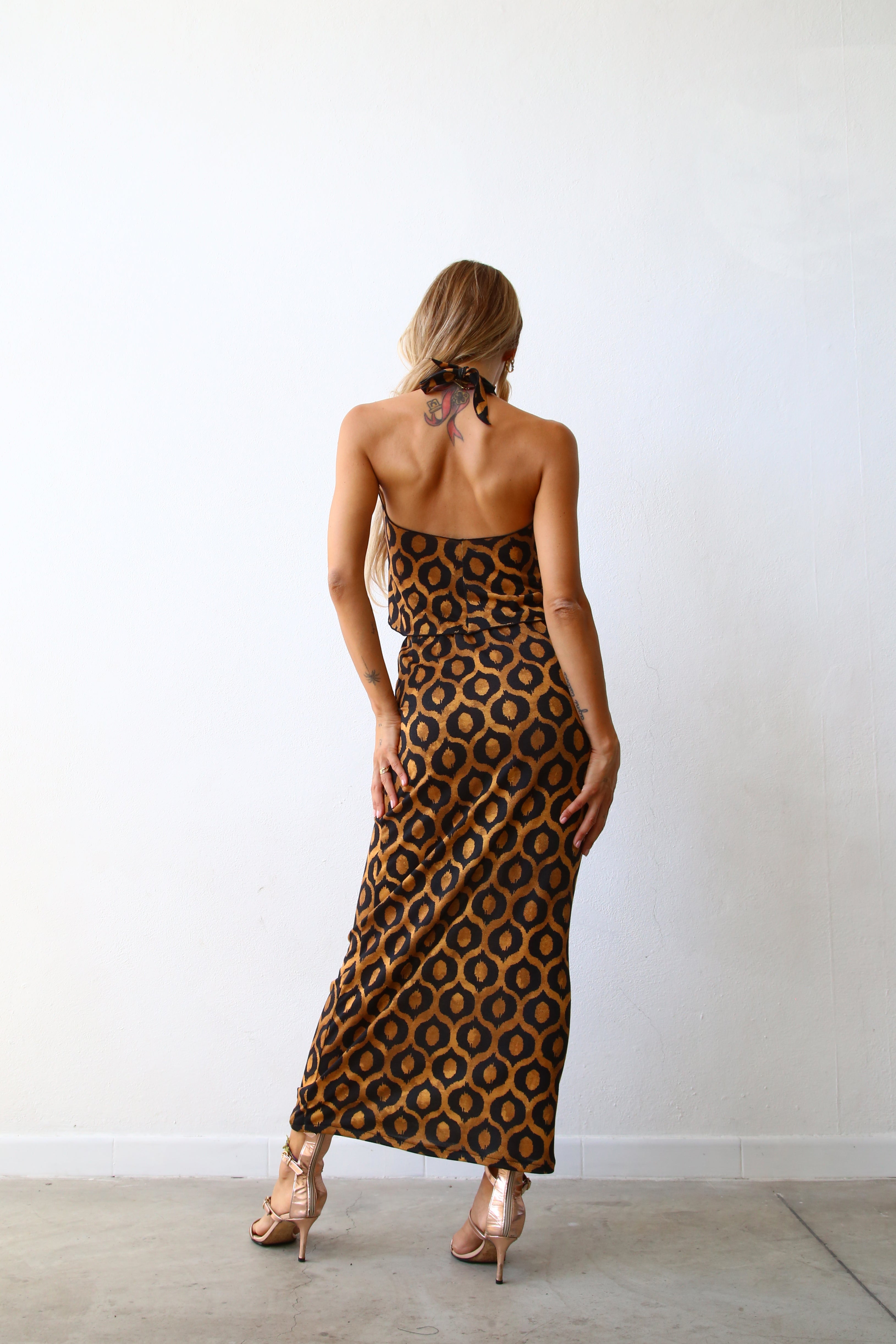 MIDI LUREX DIAMOND SKIRT