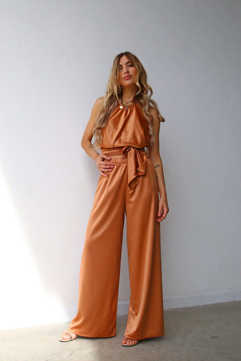 P3052 PANTALONI SCAMPANATI COCCIO