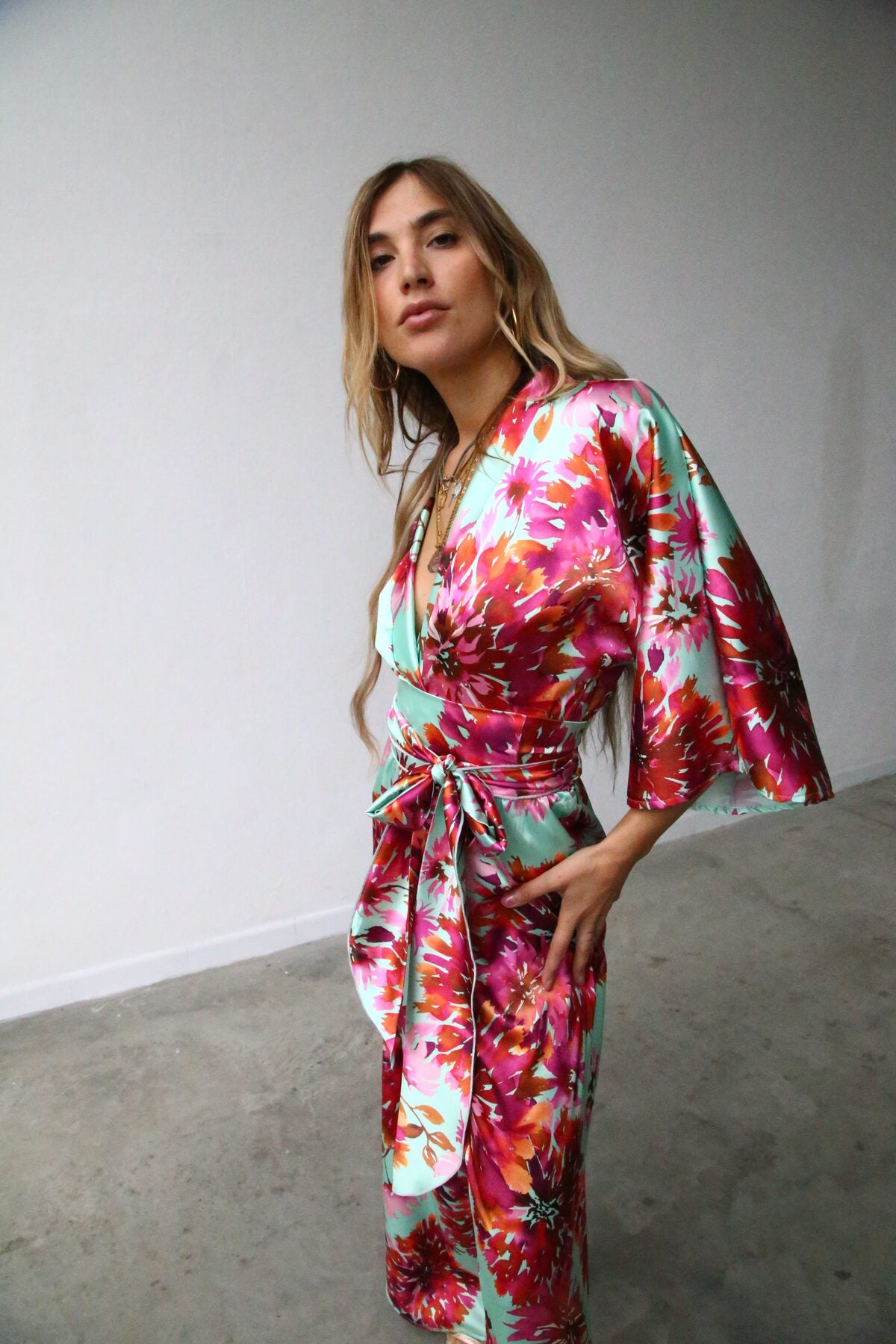 P5138 TUTA PALAZZO KIMONO FANTASIA MARINA